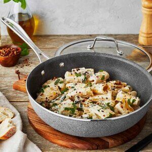 Henckels Capri Granitium 4.4-Quart Non-Stick Perfect Pan with Lid